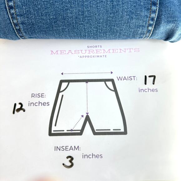 J. Crew Factory Womens Classic Denim Shorts Size 31 Dark Pacific Blue Wash - Picture 6 of 6